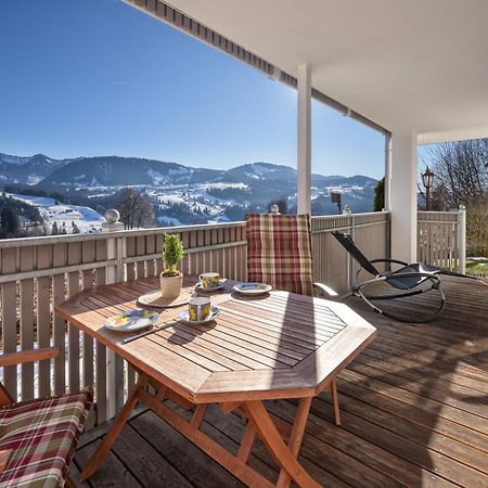 Haus "Bergblick" Ferienwohnung Falken Mit 1 Schlafzimmer Oberstaufen Extérieur photo